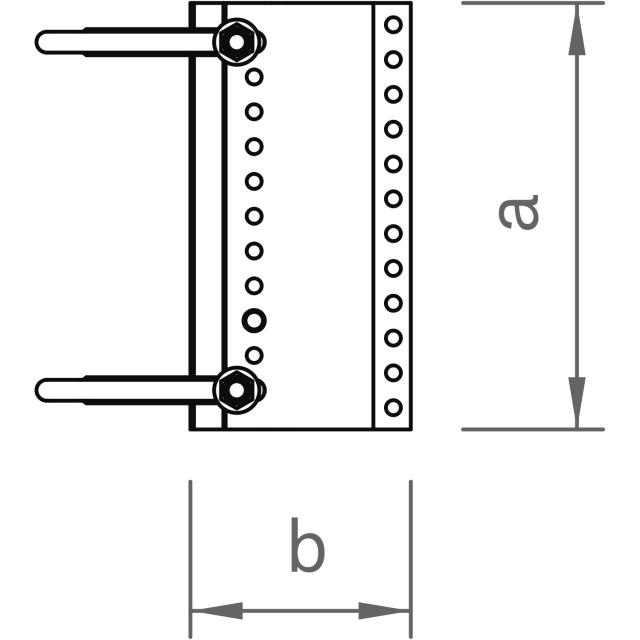 Doppel-Dachhaken-Set ZD 30 M12