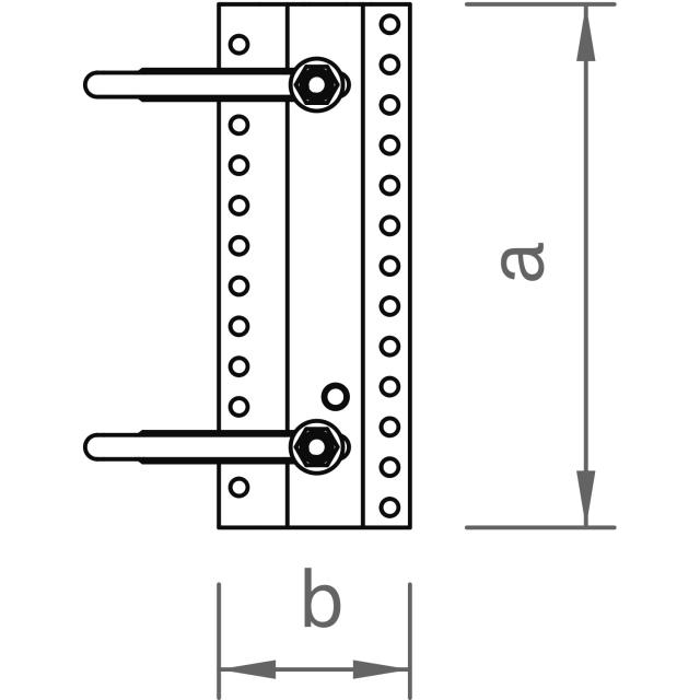 Doppel-Dachhaken-Set BS 30 M12
