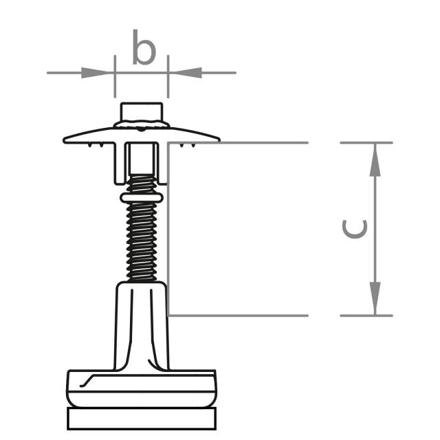 Mittelklemme 43-52 Set C