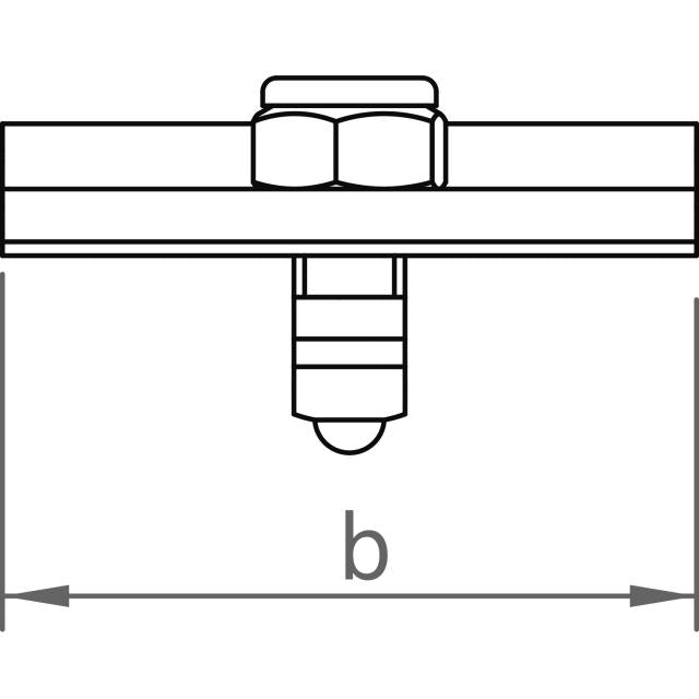 Kreuzschienenverbinder-Set N ES M8