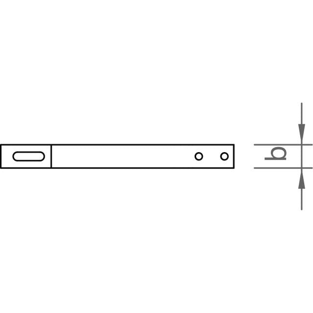 Dachhaken-Set BS C-Form VA2 mit Blech