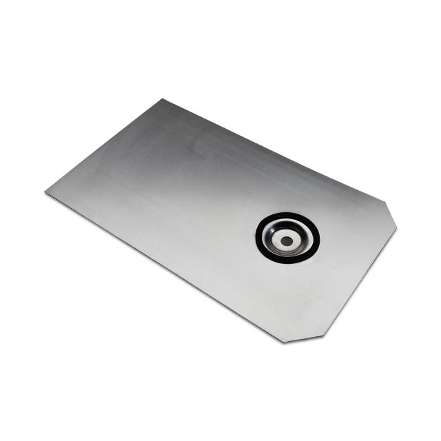 Metallschindel 390x230 mm, mit Dichtung