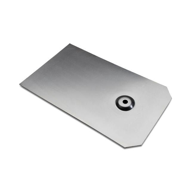 Metallschindel 390x230 mm, mit Dichtung