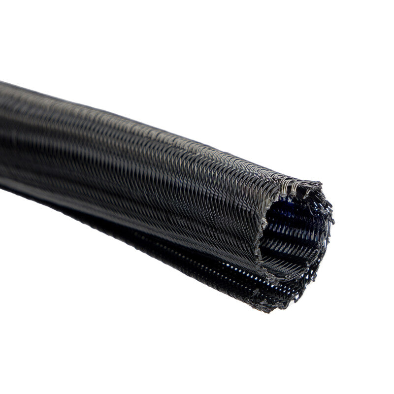 WATTSTUNDE Geflechtsschlauch offen 13mm schwarz 5 Meter