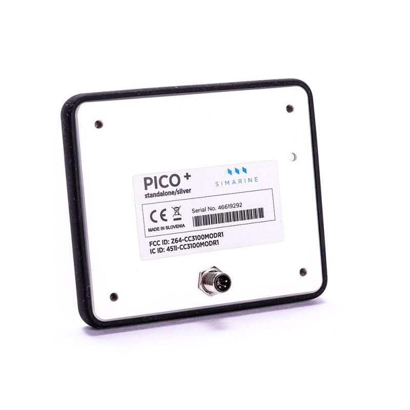 Simarine PICO Batteriemonitor - mit Rahmen silber