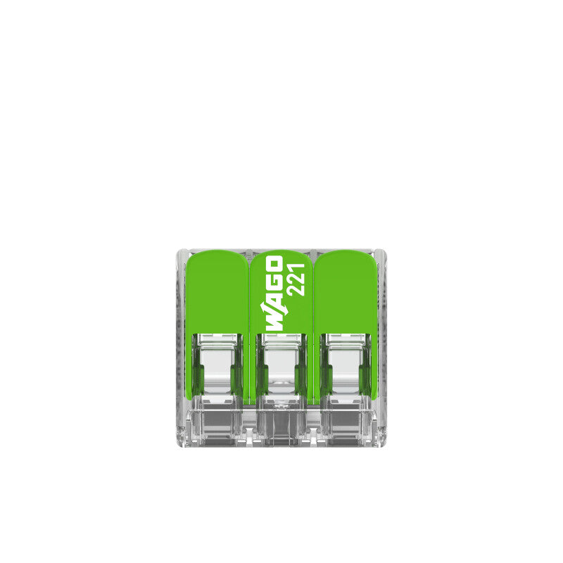 WAGO Verbindungsklemme Green Range flexibel bis 4mm² - 221-423 | 50er Pack