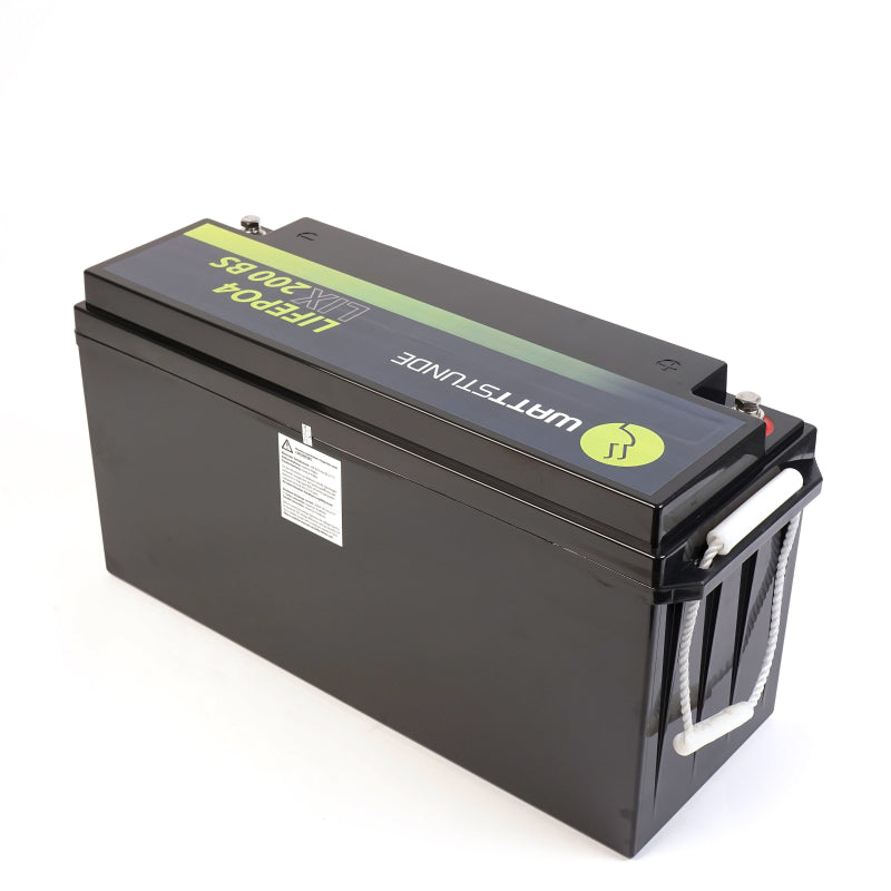 WATTSTUNDE Lithium 12V 200Ah LiFePO4 Batterie LIX12-200-BS