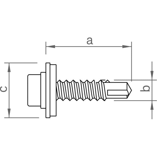 Befestigungsschraube Flachdach
