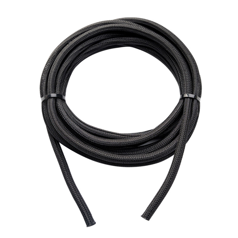 WATTSTUNDE Geflechtsschlauch offen 6mm schwarz 5 Meter