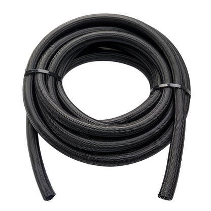 WATTSTUNDE Geflechtsschlauch offen 13mm schwarz 5 Meter