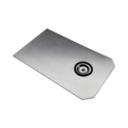 Metallschindel 390x230 mm, mit Dichtung