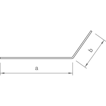 Lochblech 1500 x 120 mm 125° sw
