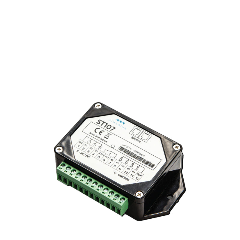 Simarine PICO Standard Set Rev23 - Batteriemonitor, Tankelektrode und Shunt Schwarz-mit Einbaurahmen