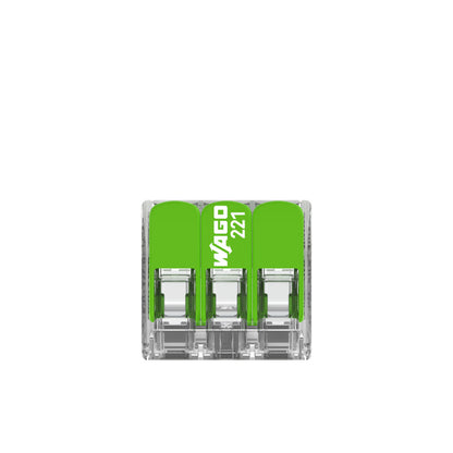 WAGO Verbindungsklemme Green Range flexibel bis 4mm² - 221-423 | 50er Pack